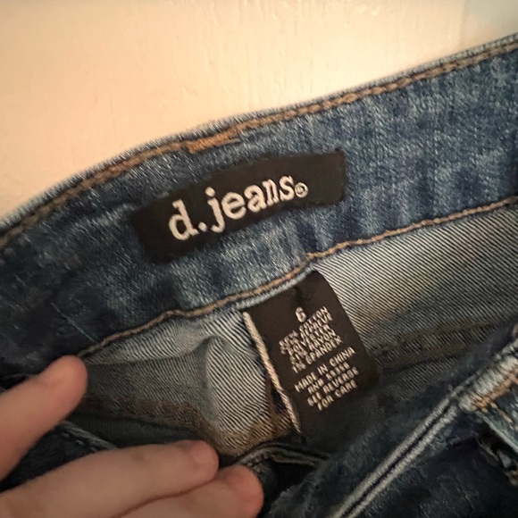 d. jeans Women's Skinny Blue Jeans - Picture 2 of 3